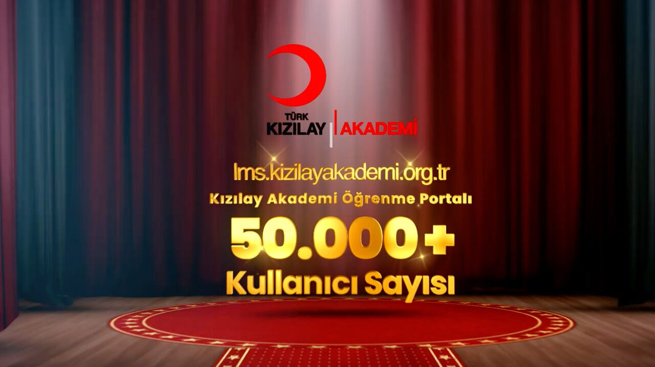 Kızılay Akademi Öğrenme Portali 50.000 Kullanıcıya Ulaştı!