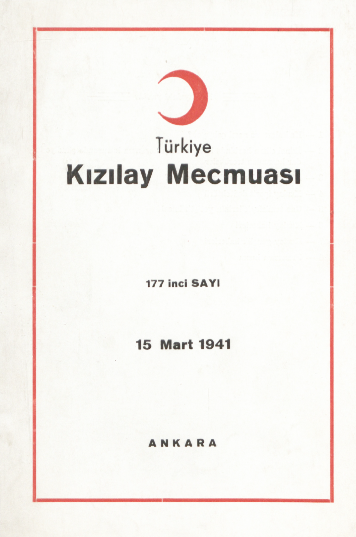 Kızılay Mecmuası Sayı 177 – 1941