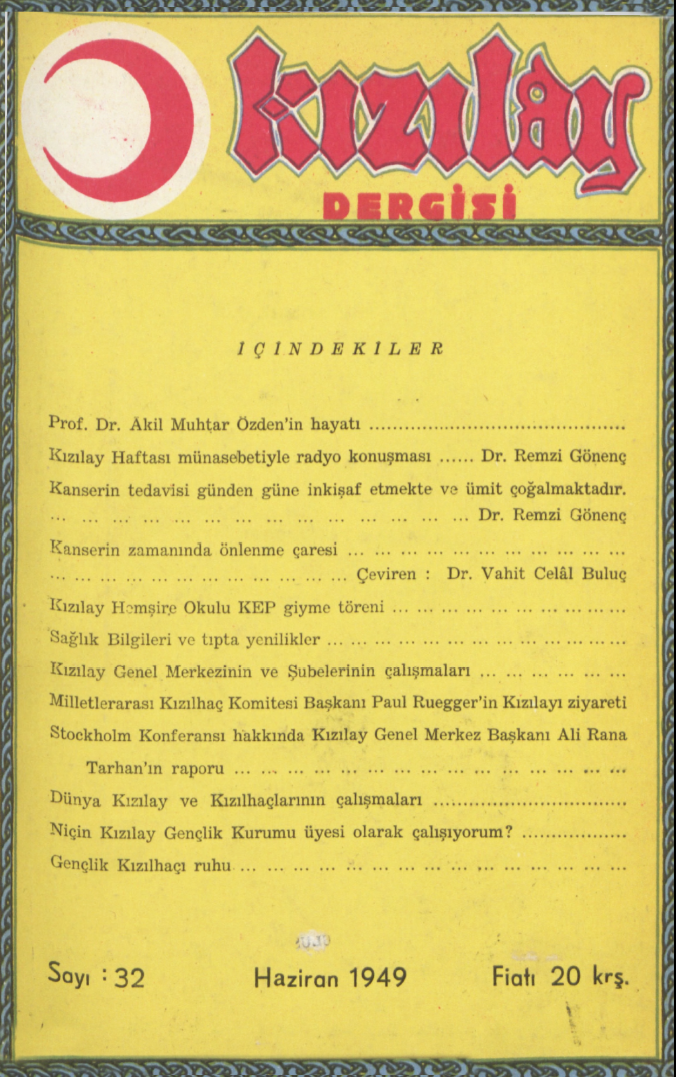 Kızılay Sayı 32 – 1949