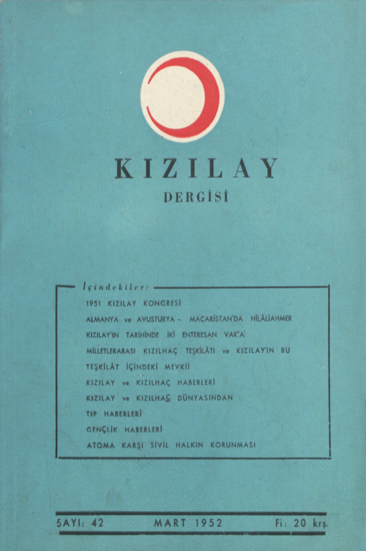 Kızılay Sayı 42 – 1952