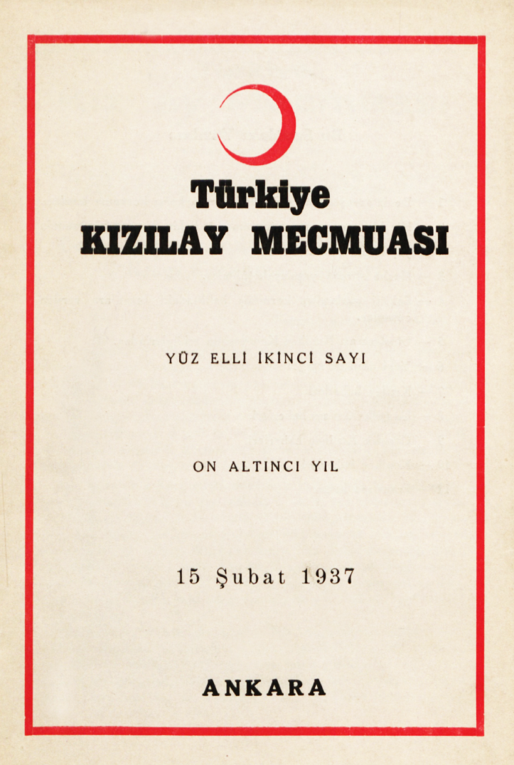Kızılay Mecmuası Sayı 152 – 1937