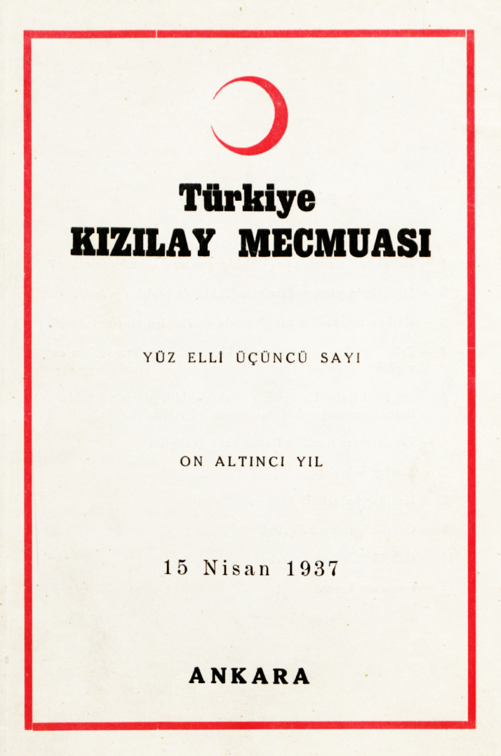 Kızılay Mecmuası Sayı 153 – 1937