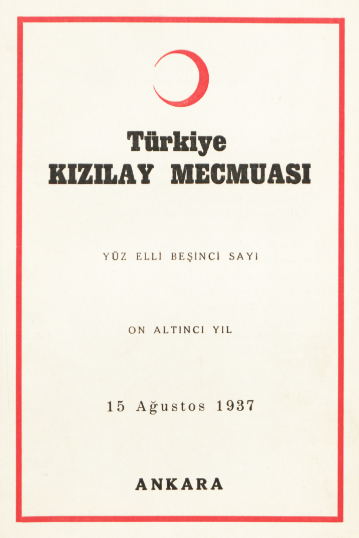 Kızılay Mecmuası Sayı 155 – 1937
