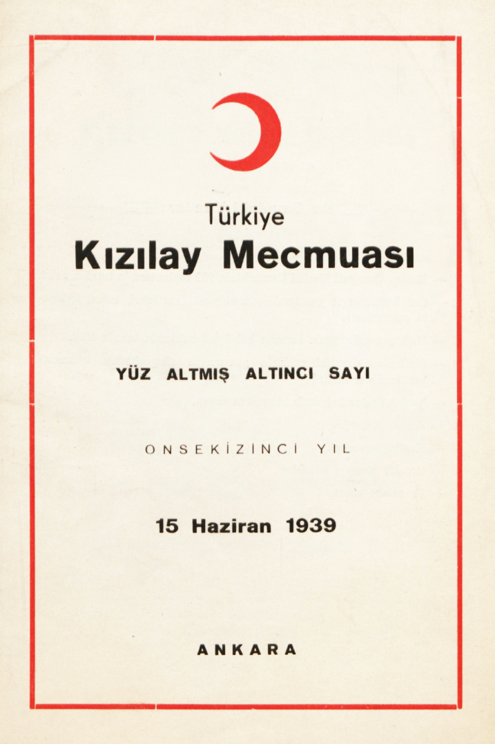 Kızılay Mecmuası Sayı 166 – 1939